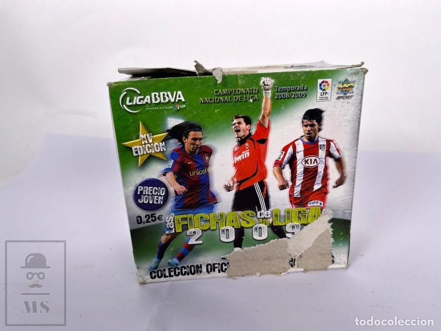Football Stickers: Caja - Las Fichas de la Liga 2009 - 50 Sobres / Trading Cards - Mundicromo - Sin Abrir