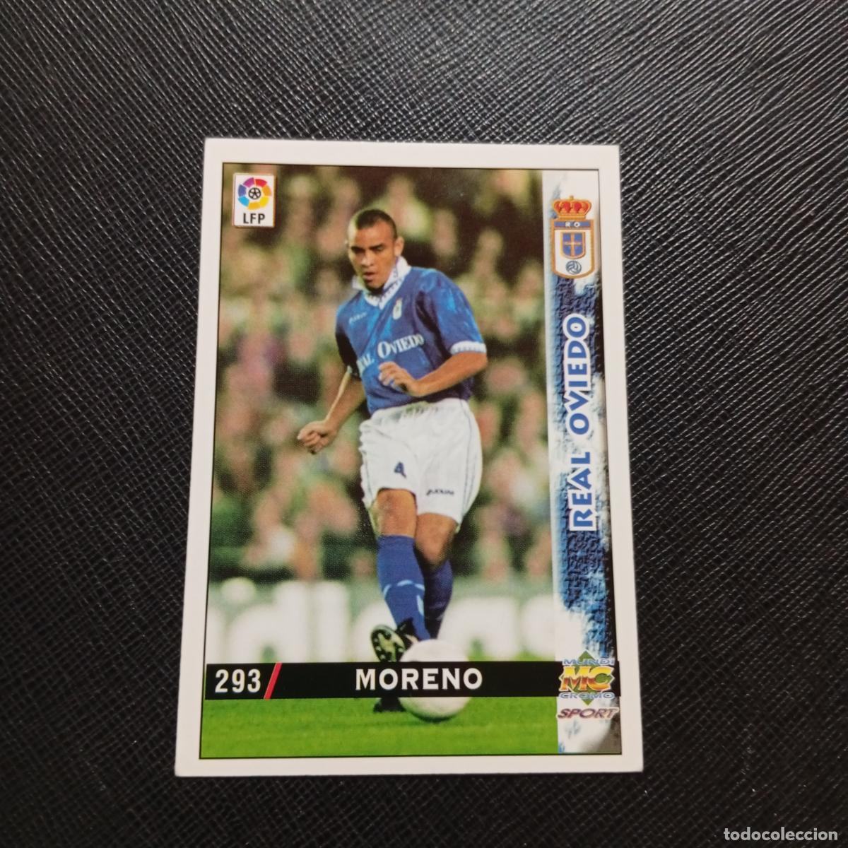 Cromos de f&uacute;tbol: 293 MORENO OVIEDO MUNDICROMO 1998 1999 CROMO FUTBOL LIGA 98 99 - A218 PG39