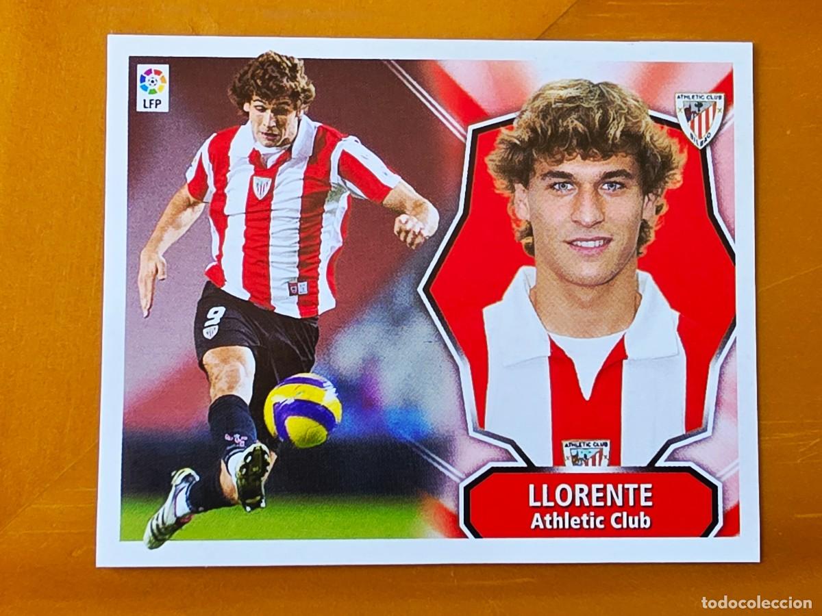 Cromos de f&uacute;tbol: Fernando Llorente, Athletic Club de Bilbao, Panini Ediciones Liga Este 2008 2009 08 09, sin pegar