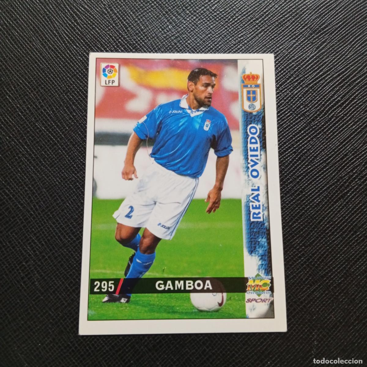 Cromos de f&uacute;tbol: 295 GAMBOA OVIEDO MUNDICROMO 1998 1999 CROMO FUTBOL LIGA 98 99 - A218 PG39 BAJA