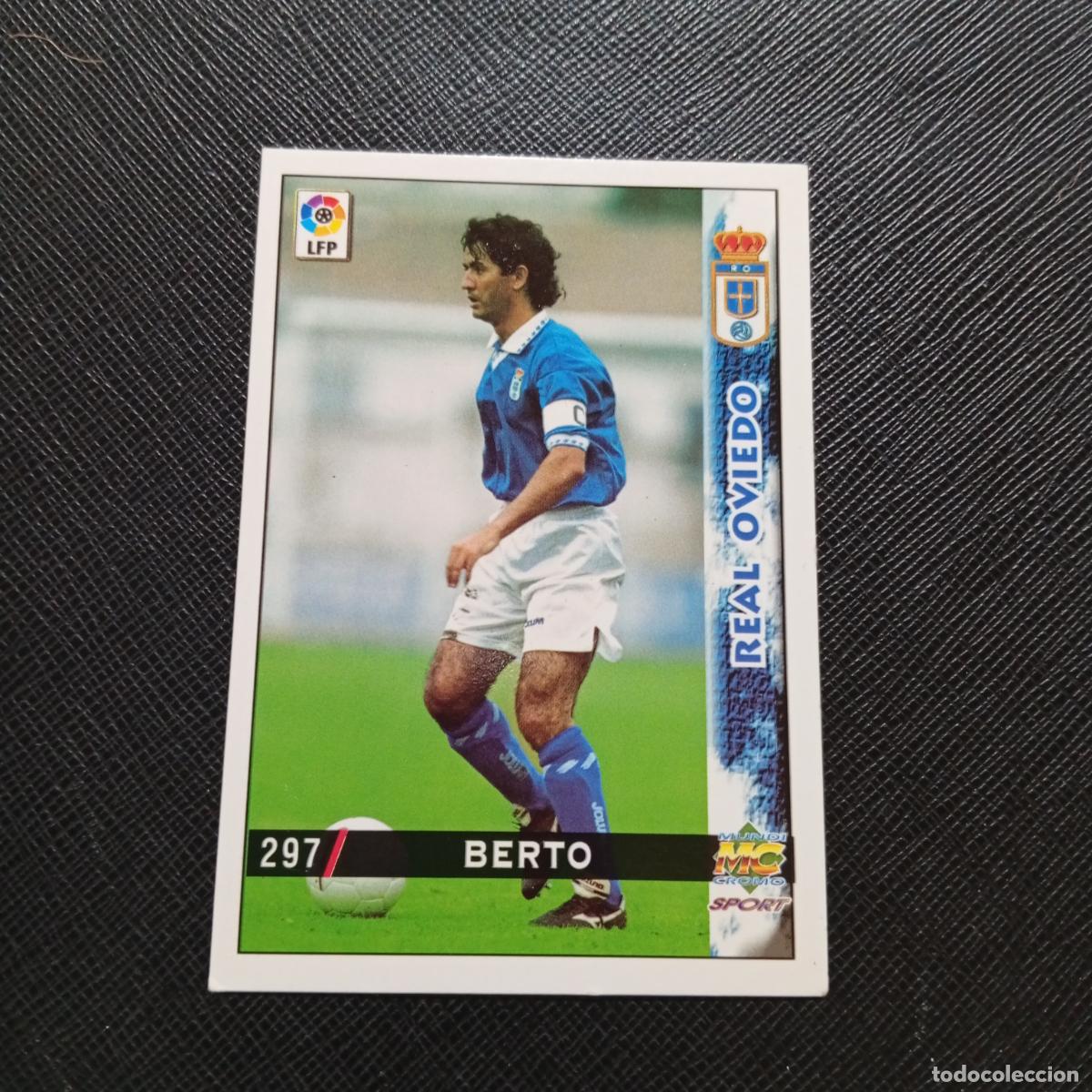 Cromos de f&uacute;tbol: 297 BERTO OVIEDO MUNDICROMO 1998 1999 CROMO FUTBOL LIGA 98 99 - A218 PG39