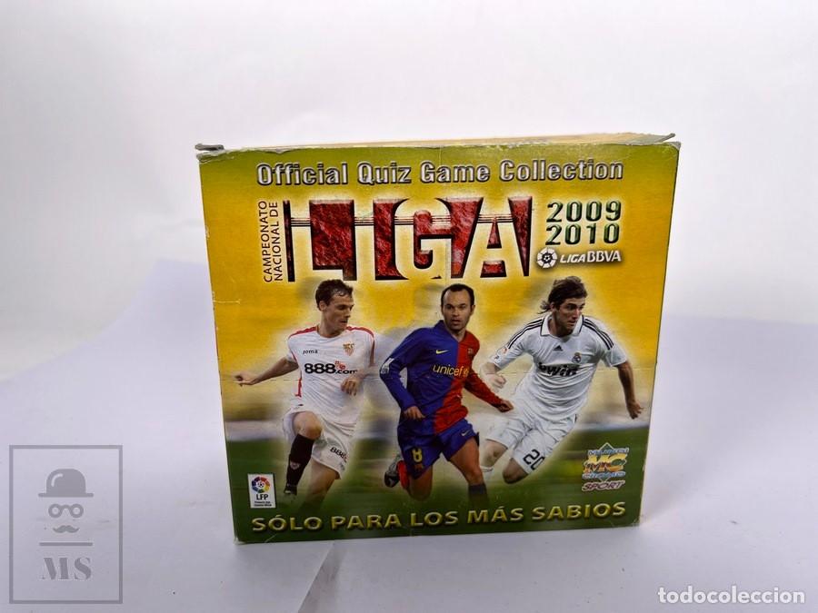 Football Stickers: Caja - Official Quiz Game Collection Liga 2009 /2010 - 49 Sobres Trading Cards -Mundicromo Sin Abrir