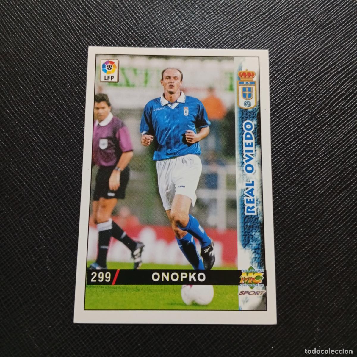 Cromos de f&uacute;tbol: 299 ONOPKO OVIEDO MUNDICROMO 1998 1999 CROMO FUTBOL LIGA 98 99 - A218 PG40