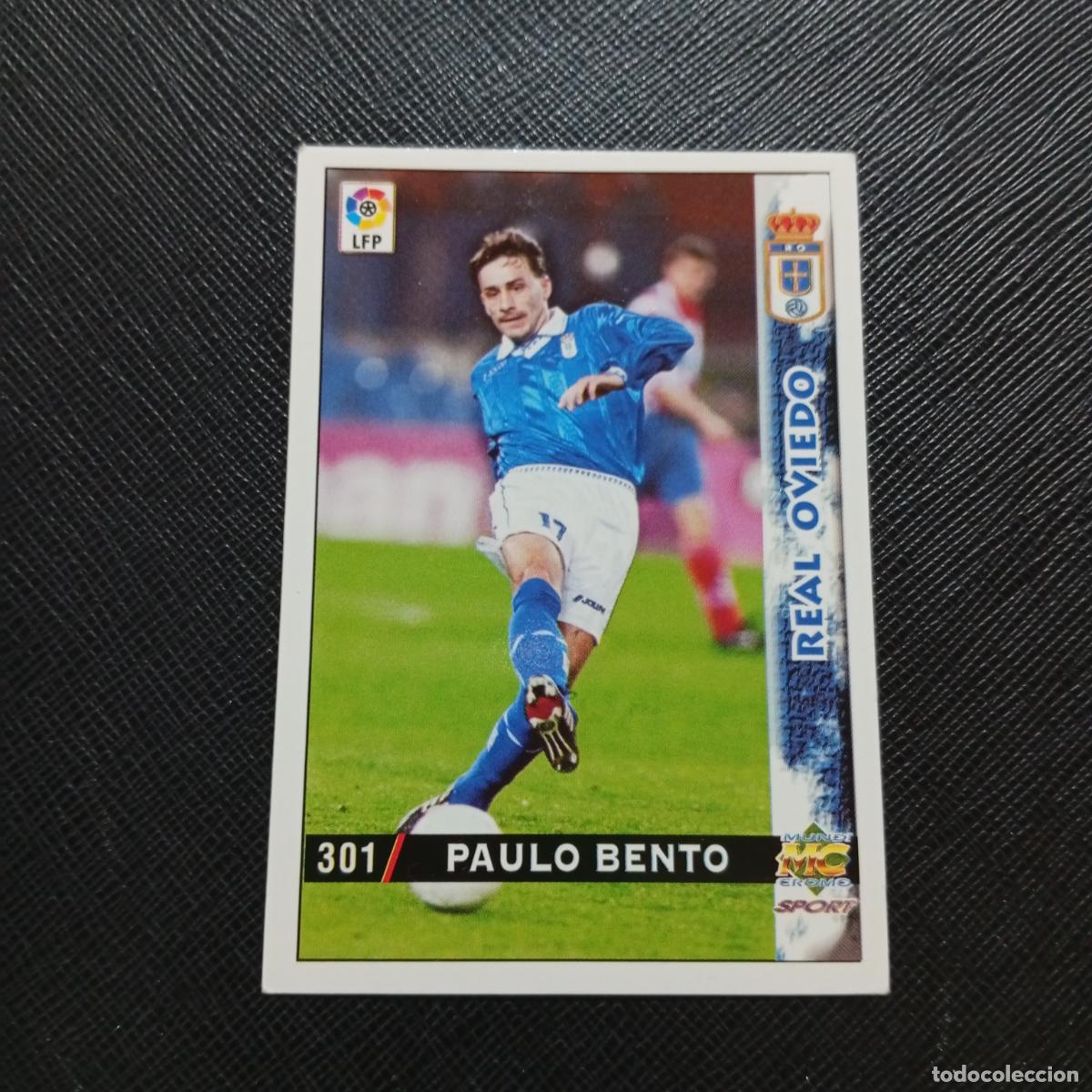Cromos de f&uacute;tbol: 301 PAULO BENTO OVIEDO MUNDICROMO 1998 1999 CROMO FUTBOL LIGA 98 99 - A218 PG40