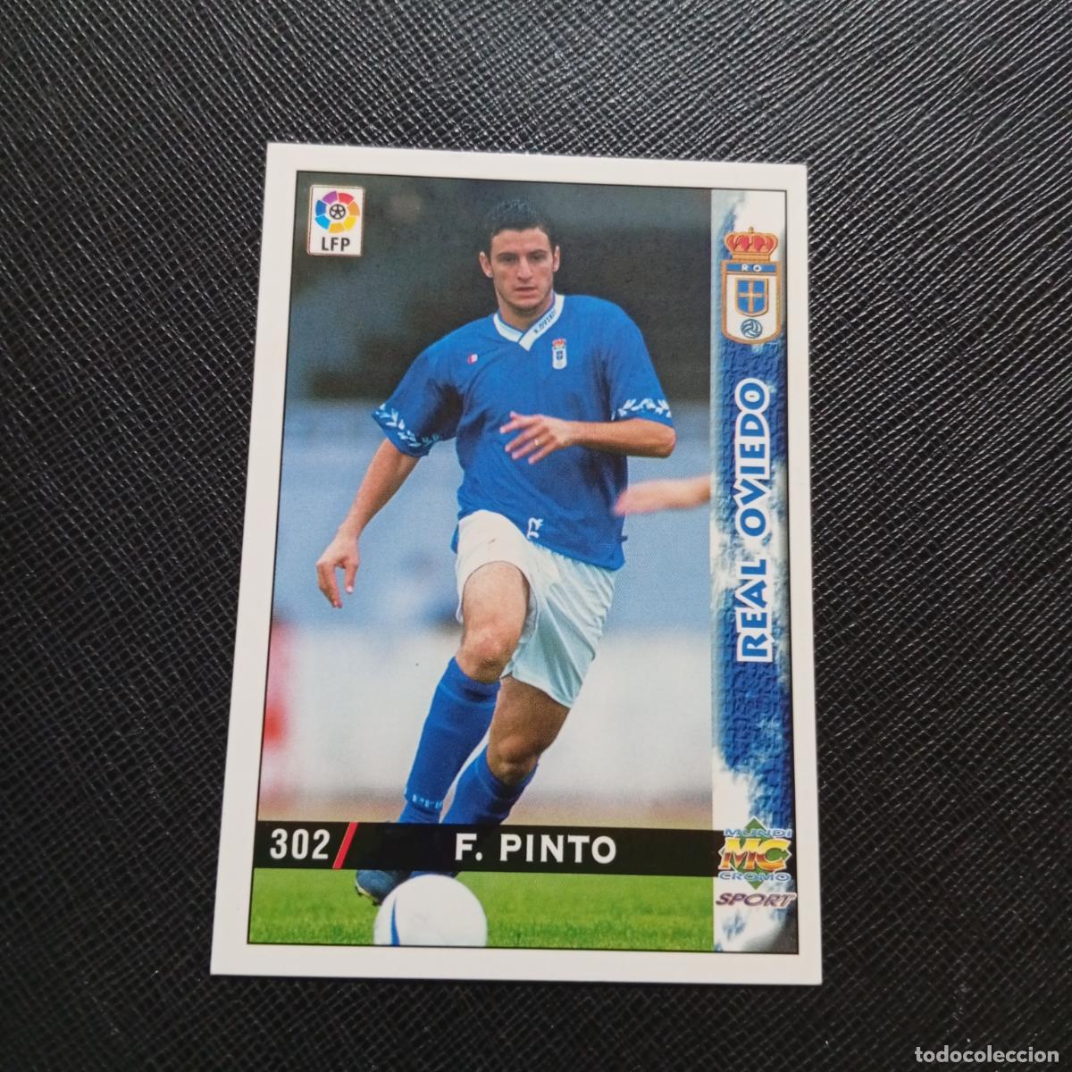 Cromos de f&uacute;tbol: 302 F PINTO OVIEDO MUNDICROMO 1998 1999 CROMO FUTBOL LIGA 98 99 - A218 PG40