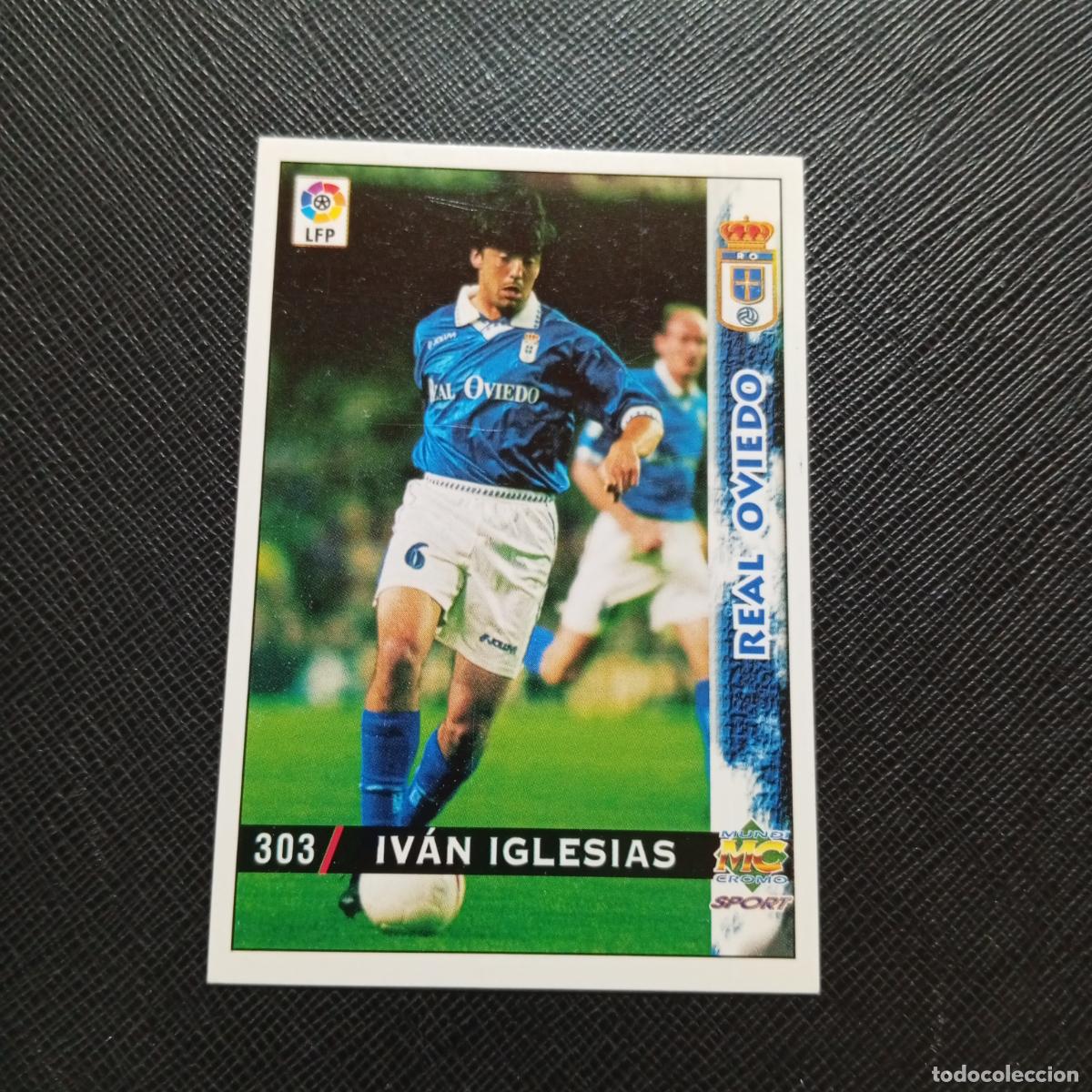 Cromos de f&uacute;tbol: 303 IVAN IGLESIAS OVIEDO MUNDICROMO 1998 1999 CROMO FUTBOL LIGA 98 99 - A218 PG40