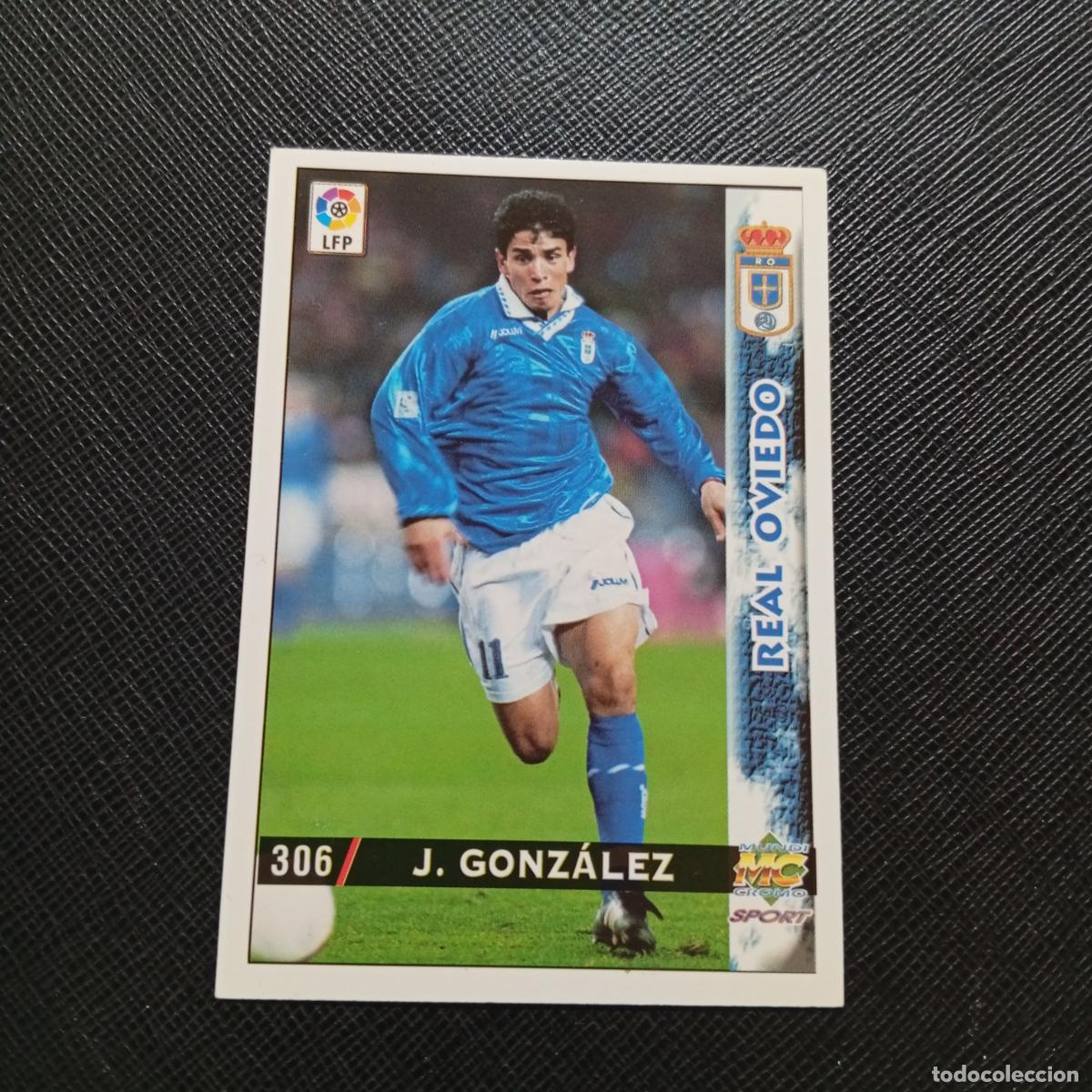 Cromos de f&uacute;tbol: 306 J GONZALEZ OVIEDO MUNDICROMO 1998 1999 CROMO FUTBOL LIGA 98 99 - A218 PG41
