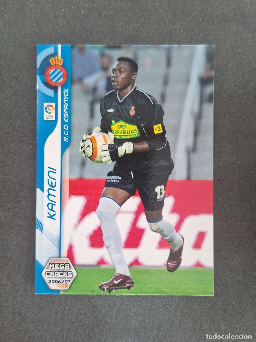 Cromos de f&uacute;tbol: L2 KAMENI R. C. D. ESPA&Ntilde;OL 110 PANINI MEGACRACKS 2006 2007 06 07