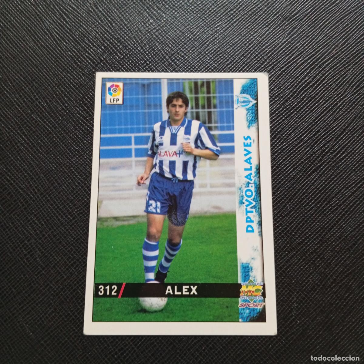 Cromos de f&uacute;tbol: 312 ALEX ALAVES MUNDICROMO 1998 1999 CROMO FUTBOL LIGA 98 99 - A218 PG41 BAJA