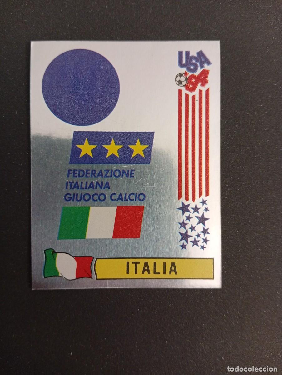 Cromos de f&uacute;tbol: ESCUDO ITALIA 306 MUNDIAL USA 94 1994 PANINI SIN PEGAR NUNCA PEGADO