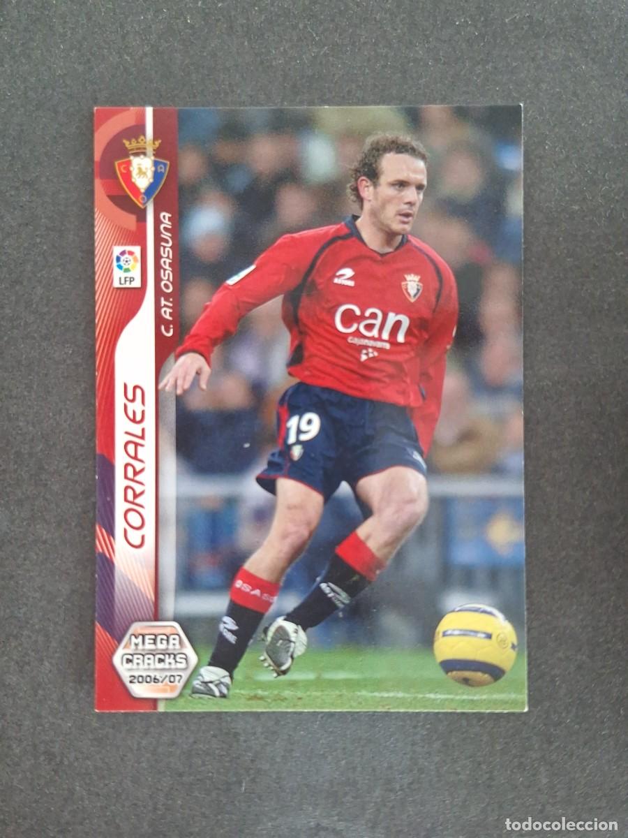 Cromos de f&uacute;tbol: L2 CORRALES C. A. OSASUNA 224 PANINI MEGACRACKS 2006 2007 06 07