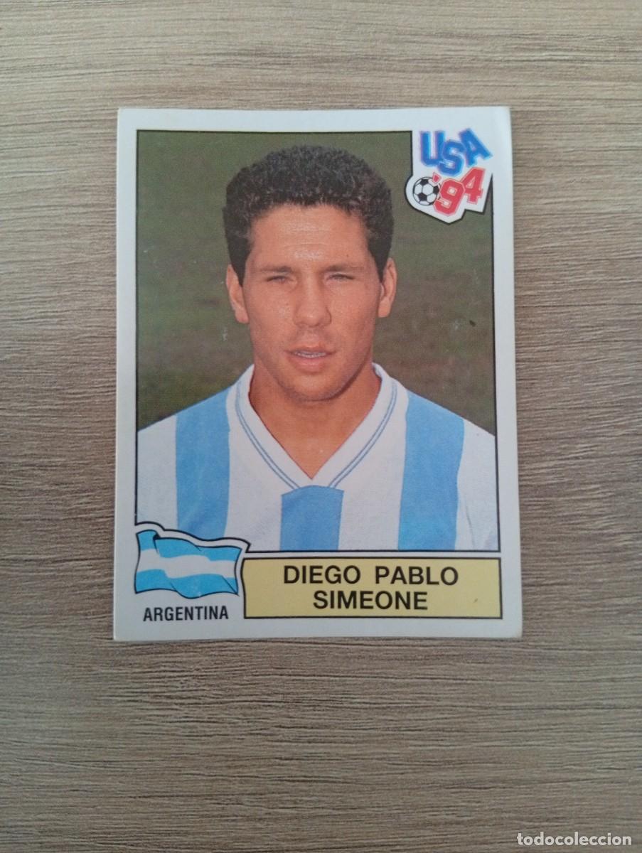 Cromos de f&uacute;tbol: DIEGO PABLO SIMEONE 253 ARGENTINA MUNDIAL USA 94 1994 SIN PEGAR NUNCA PEGADO