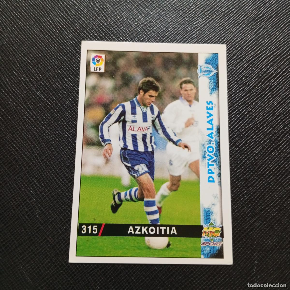 Cromos de f&uacute;tbol: 315 AZKOITIA ALAVES MUNDICROMO 1998 1999 CROMO FUTBOL LIGA 98 99 - A218 PG42
