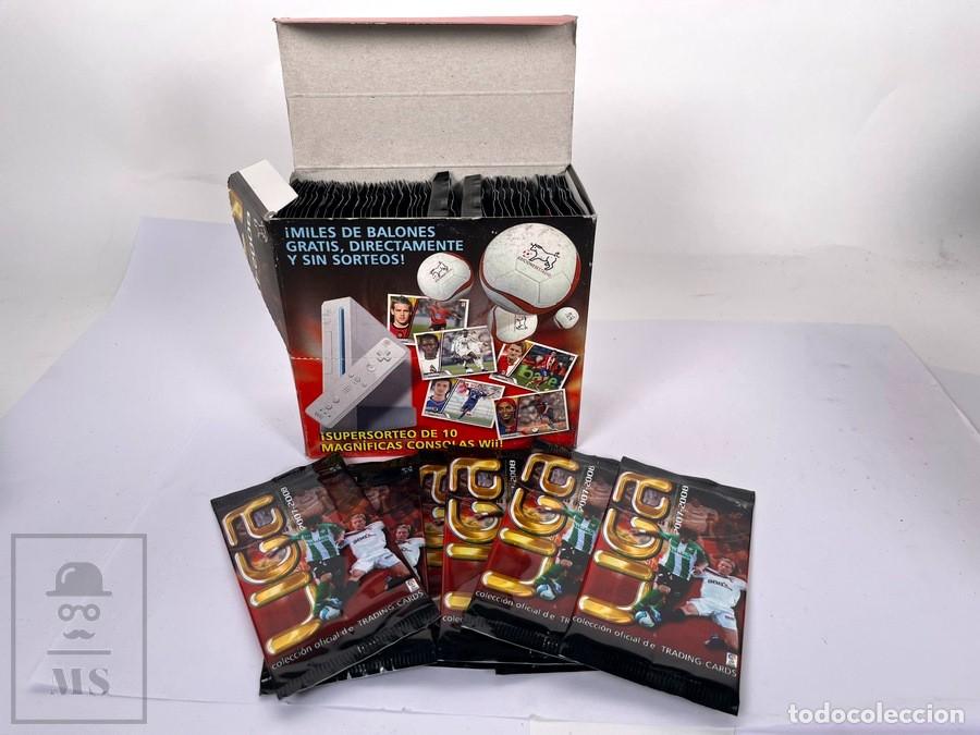 Cromos de f&uacute;tbol: Caja - Trading Cards / Cartas Liga 2007 /2008 - 50 Sobres - Ediciones Estadio - Sin Abrir