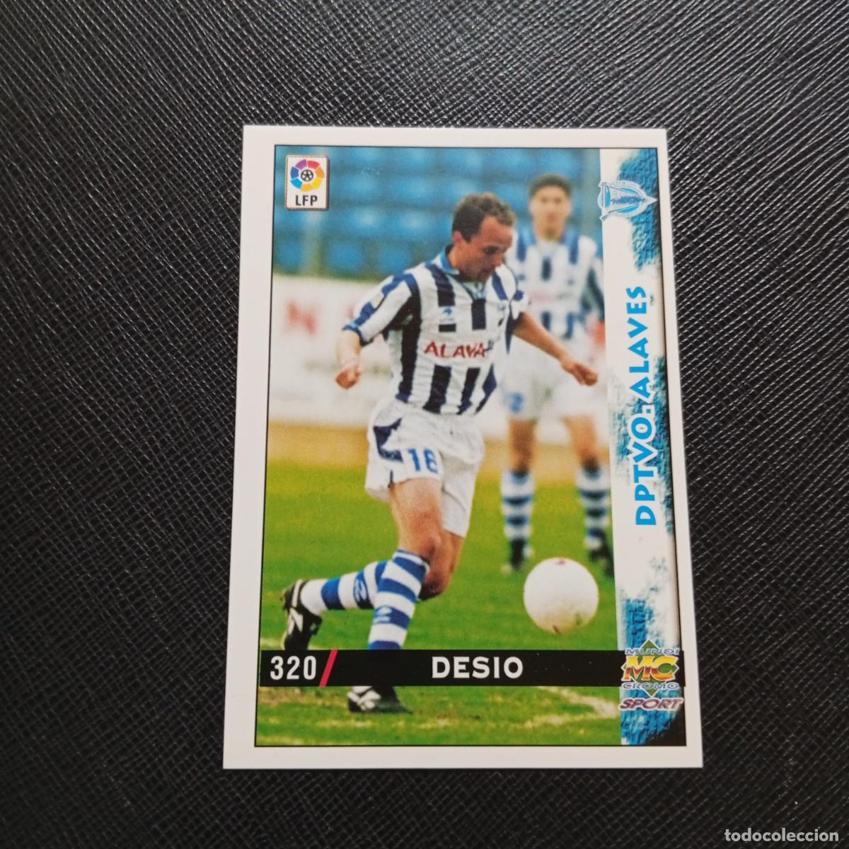 Cromos de f&uacute;tbol: 320 DESIO ALAVES MUNDICROMO 1998 1999 CROMO FUTBOL LIGA 98 99 - A218 PG42