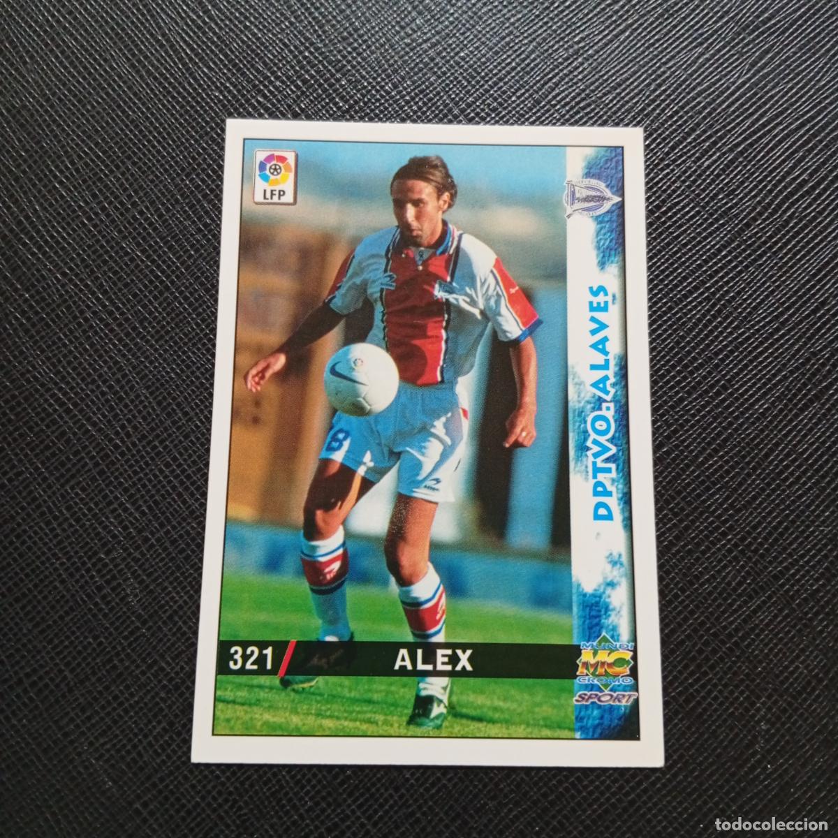 Cromos de f&uacute;tbol: 321 ALEX ALAVES MUNDICROMO 1998 1999 CROMO FUTBOL LIGA 98 99 - A218 PG42