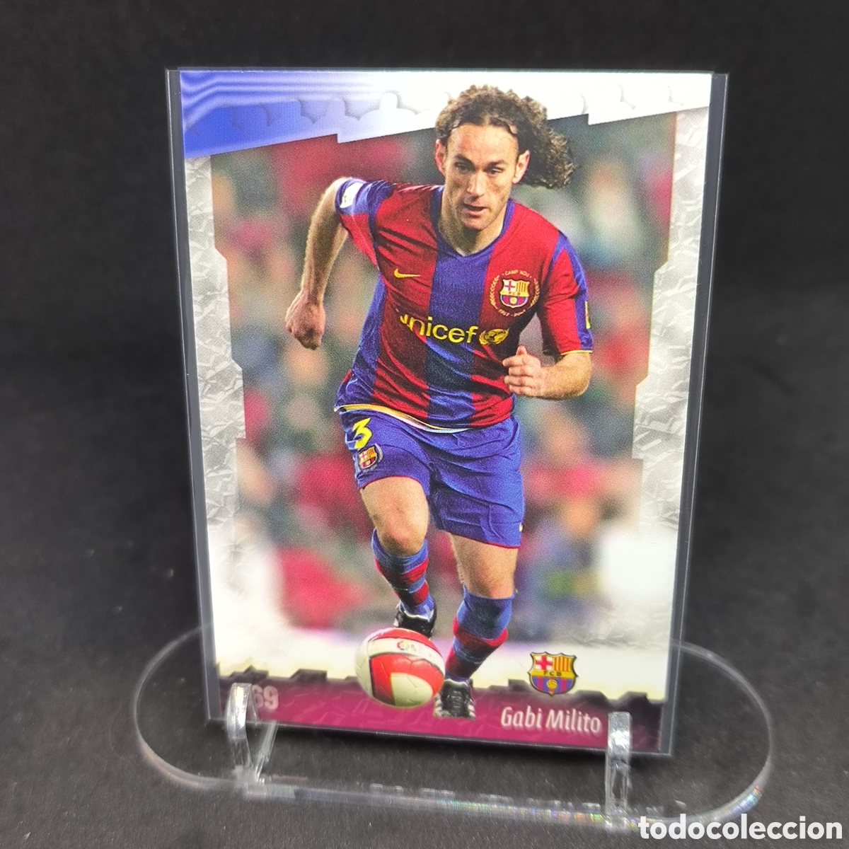 Cromos de f&uacute;tbol: Gabriel Milito Mundicromo 2009