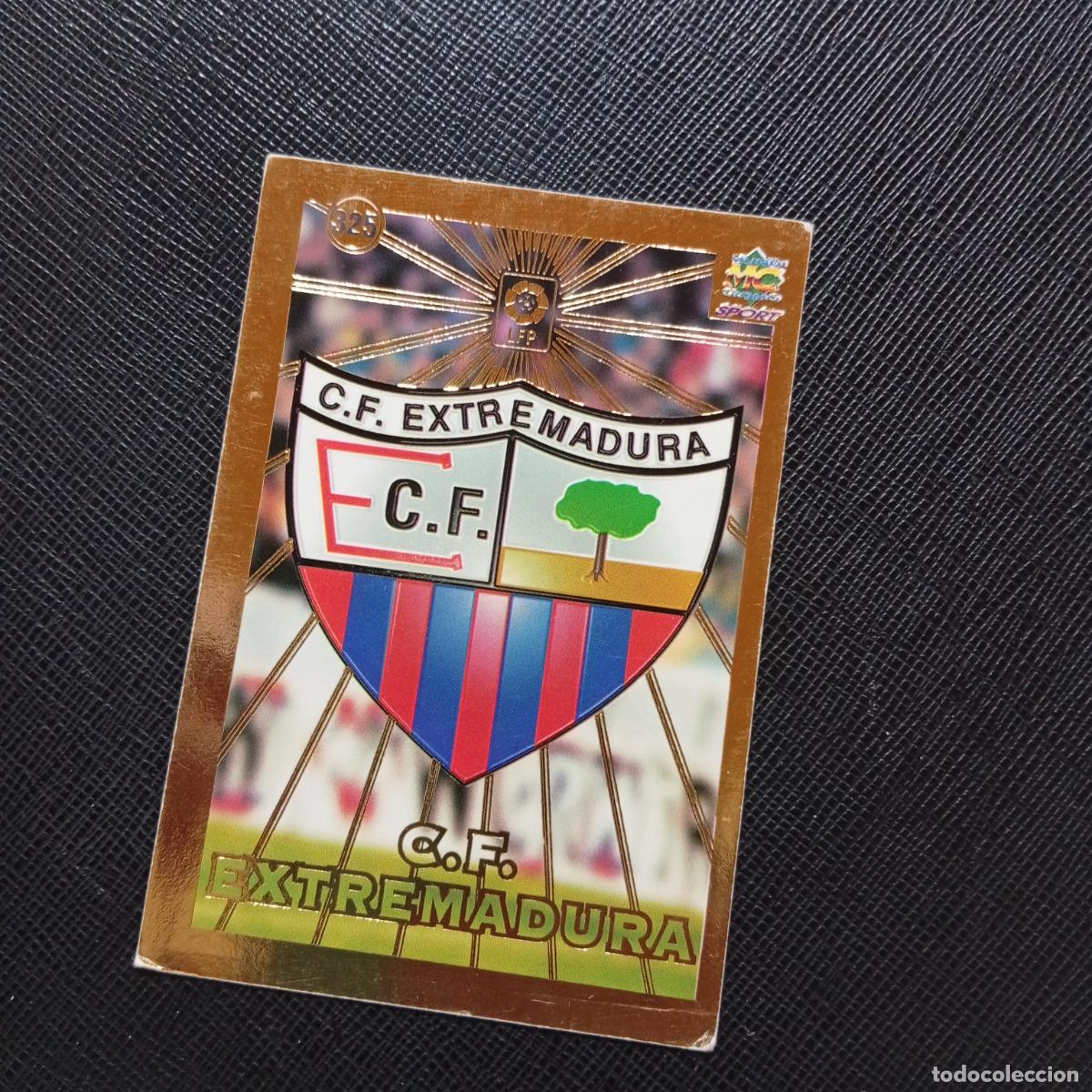 Cromos de f&uacute;tbol: 325 ESCUDO EXTREMADURA MUNDICROMO 1998 1999 CROMO FUTBOL LIGA 98 99 - A218 PG43