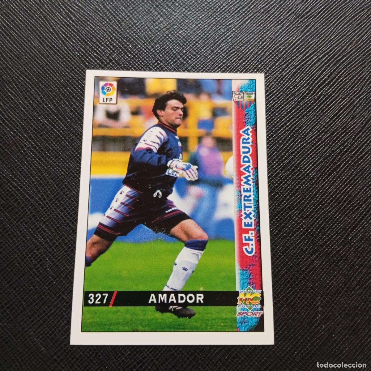Cromos de f&uacute;tbol: 327 AMADOR EXTREMADURA MUNDICROMO 1998 1999 CROMO FUTBOL LIGA 98 99 - A218 PG43