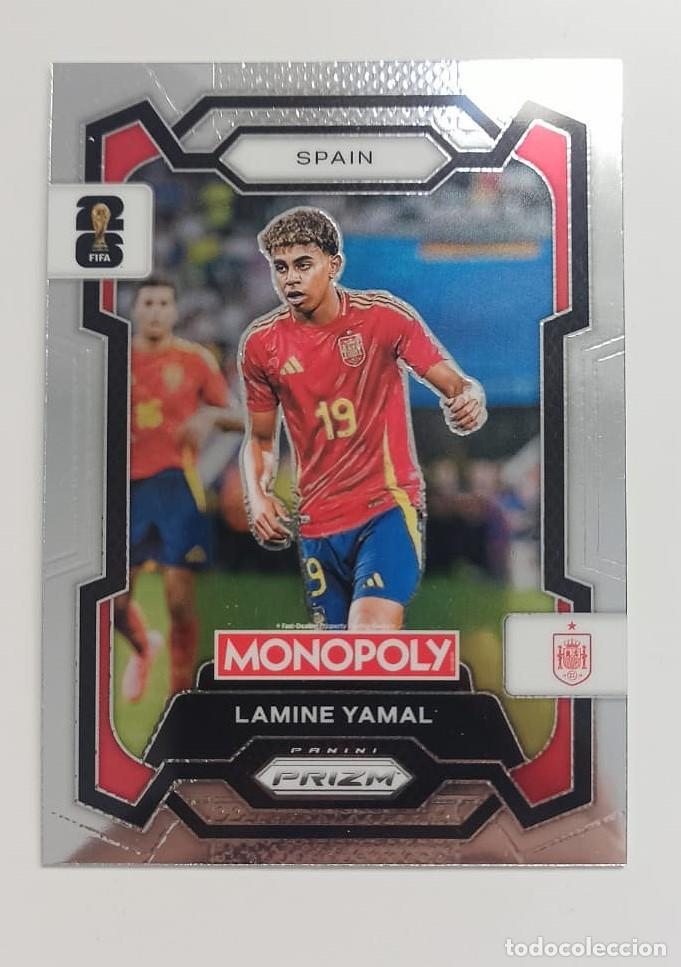 Cromos de f&uacute;tbol: LAMINE YAMAL ESPA&Ntilde;A MUNDIAL 2026 MONOPOLY 2026