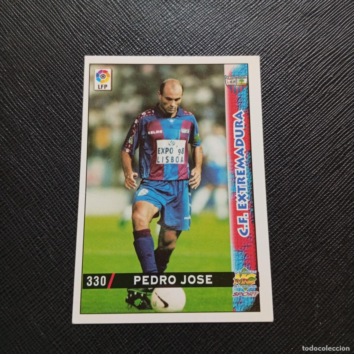 Cromos de f&uacute;tbol: 330 PEDRO JOSE EXTREMADURA MUNDICROMO 1998 1999 CROMO FUTBOL LIGA 98 99 - A218 PG43