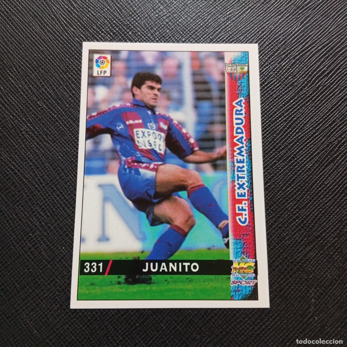 Cromos de f&uacute;tbol: 331 JUANITO EXTREMADURA MUNDICROMO 1998 1999 CROMO FUTBOL LIGA 98 99 - A218 PG43