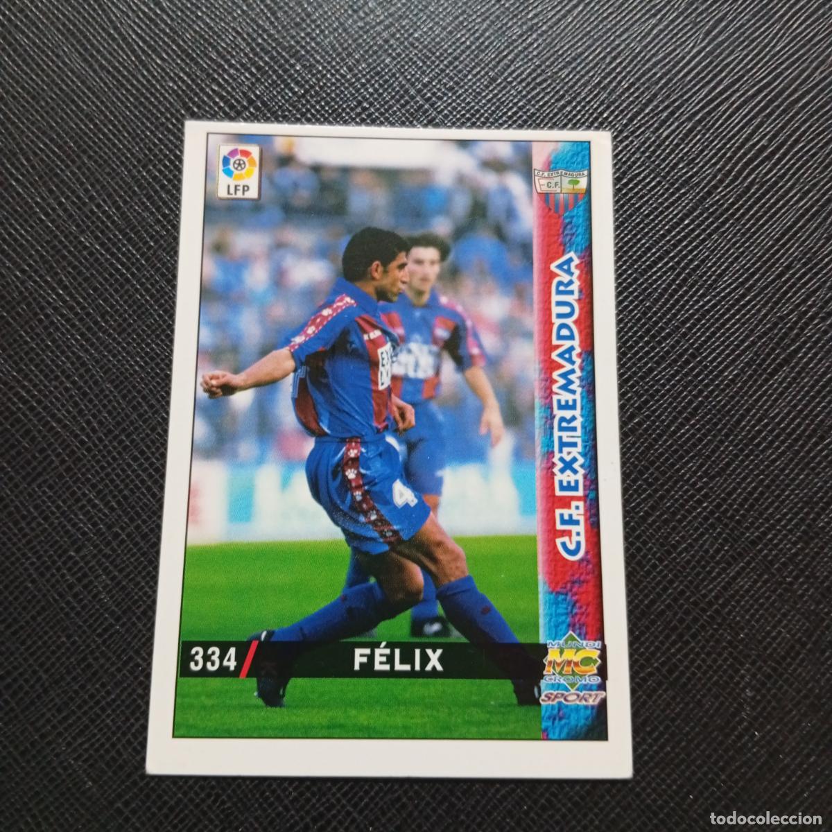 Cromos de f&uacute;tbol: 334 FELIX EXTREMADURA MUNDICROMO 1998 1999 CROMO FUTBOL LIGA 98 99 - A218 PG44