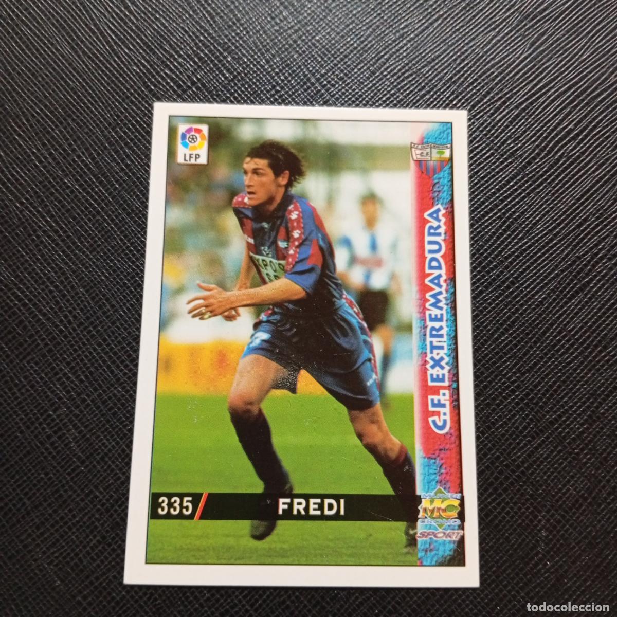 Cromos de f&uacute;tbol: 335 FREDI EXTREMADURA MUNDICROMO 1998 1999 CROMO FUTBOL LIGA 98 99 - A218 PG44 BAJA
