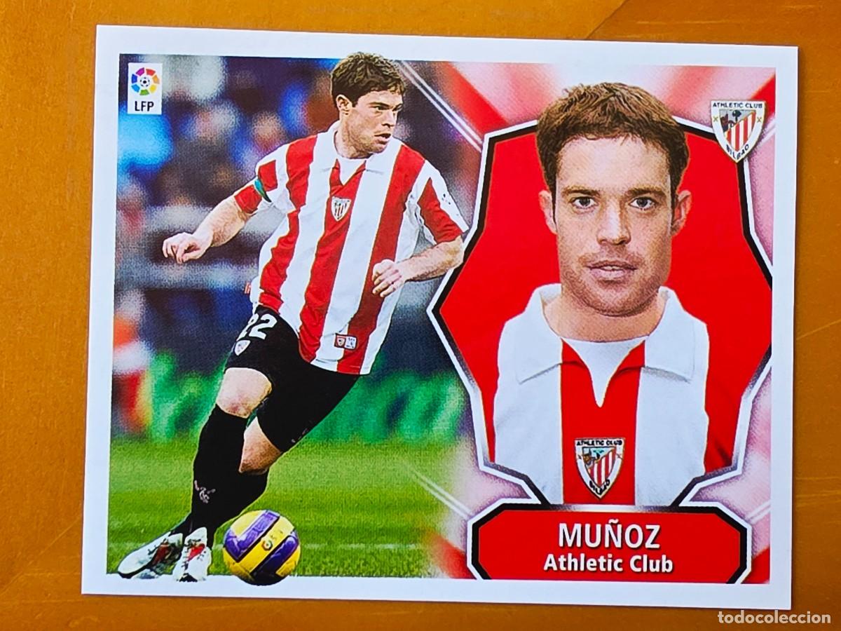 Cromos de f&uacute;tbol: I&ntilde;aki Mu&ntilde;oz, Athletic Club de Bilbao, Panini Ediciones Liga Este 2008 2009 08 09, sin pegar