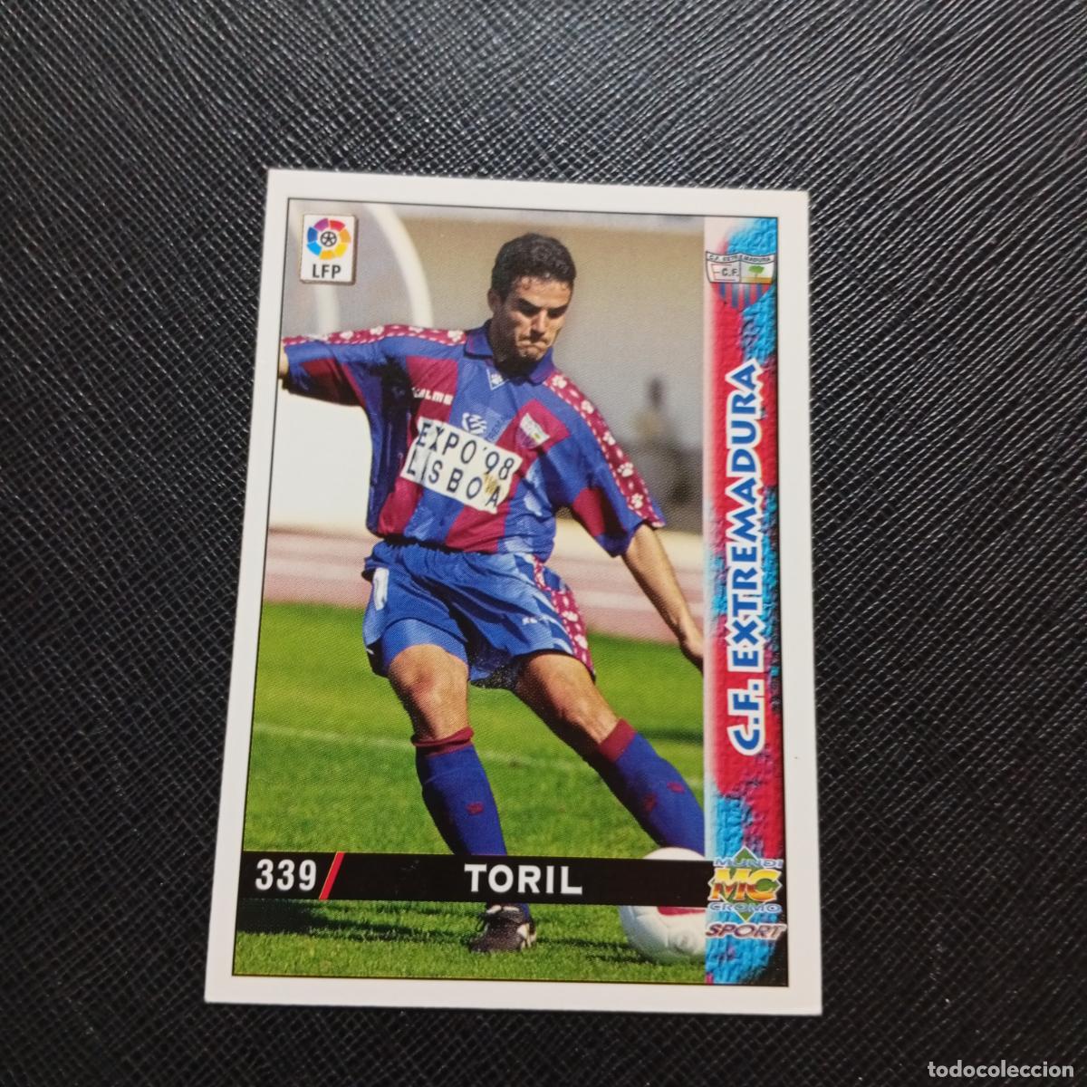 Cromos de f&uacute;tbol: 339 TORIL EXTREMADURA MUNDICROMO 1998 1999 CROMO FUTBOL LIGA 98 99 - A218 PG44