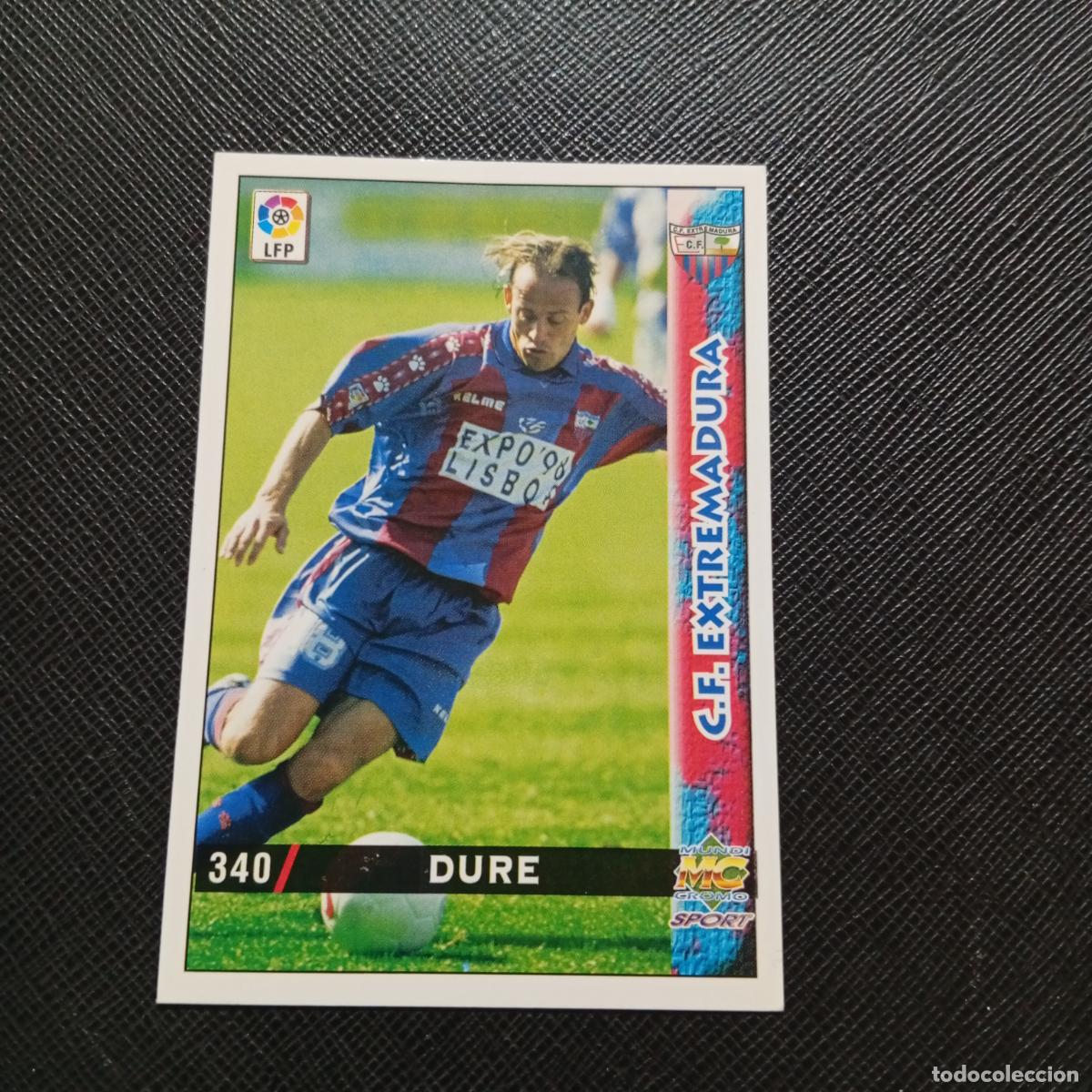 Cromos de f&uacute;tbol: 340 DURE EXTREMADURA MUNDICROMO 1998 1999 CROMO FUTBOL LIGA 98 99 - A218 PG45