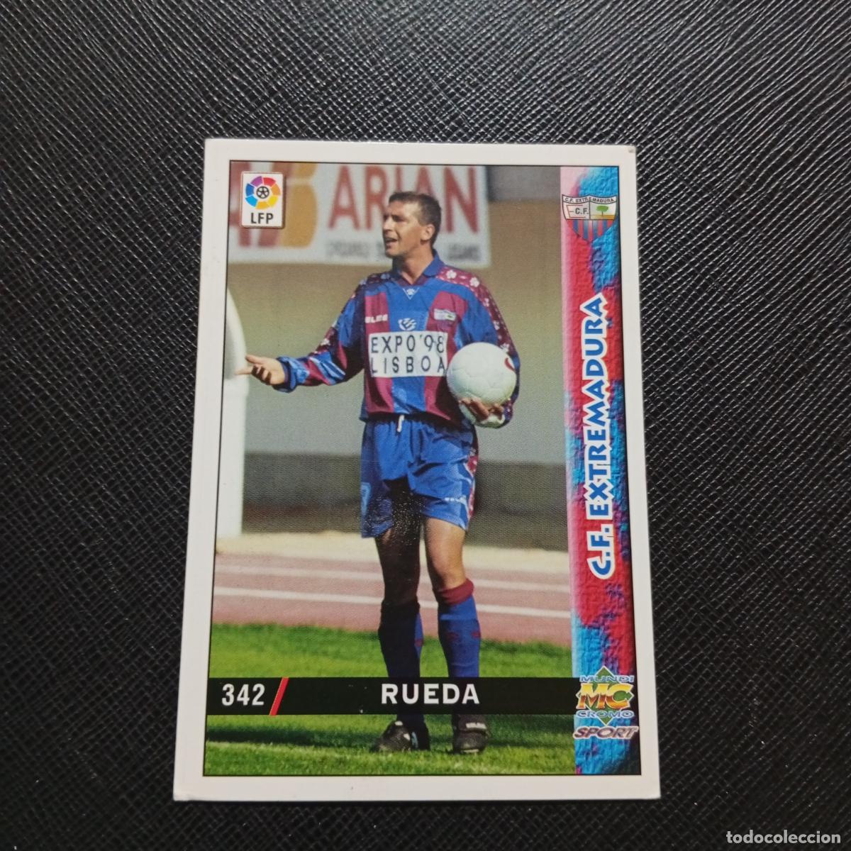Cromos de f&uacute;tbol: 342 RUEDA EXTREMADURA MUNDICROMO 1998 1999 CROMO FUTBOL LIGA 98 99 - A218 PG45