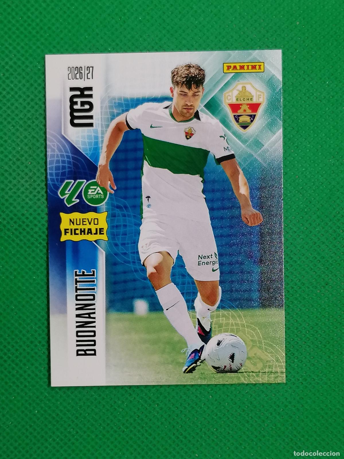 Cromos de f&uacute;tbol: 480 BUONANOTTE ELCHE NUEVOS FICHAJES 2&ordm; EDICION ⚽ MEGACRACKS LIGA 2026 2027 26 27 ⚽