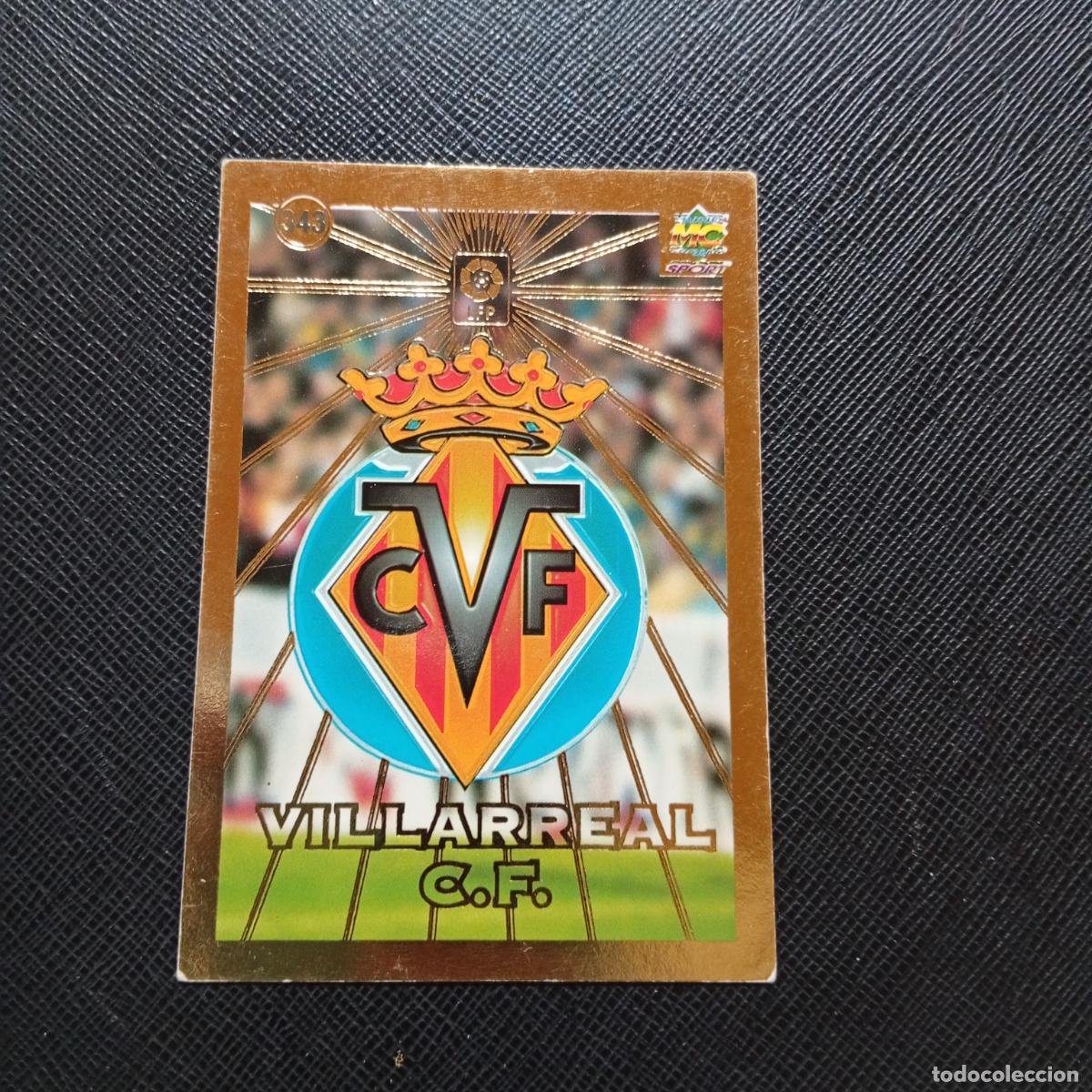 Cromos de f&uacute;tbol: 343 ESCUDO VILLARREAL MUNDICROMO 1998 1999 CROMO FUTBOL LIGA 98 99 - A218 PG46