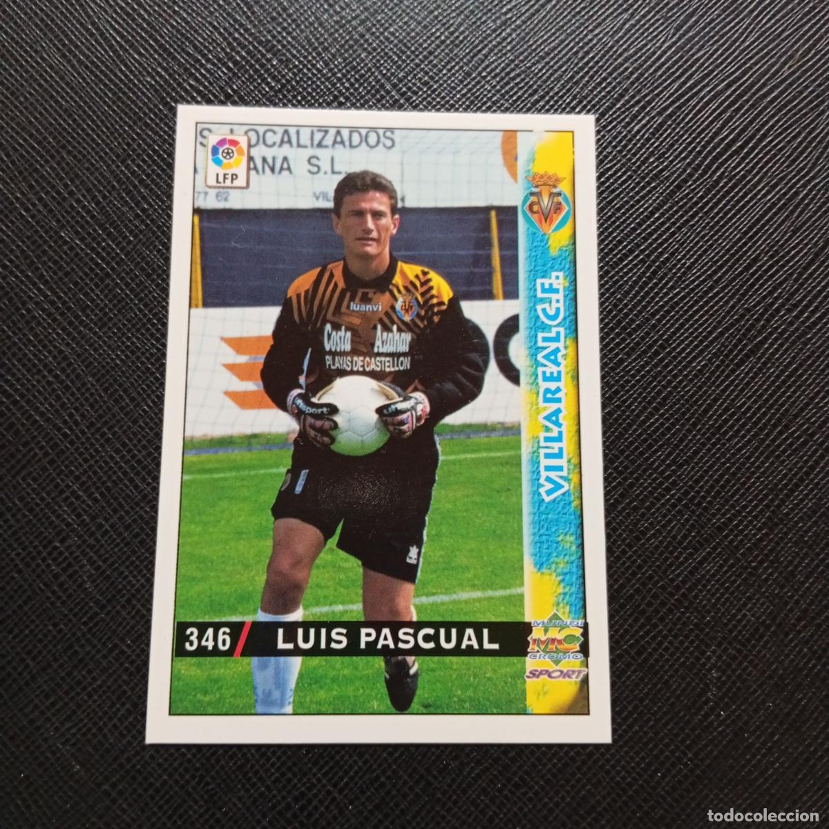 Cromos de f&uacute;tbol: 346 LUIS PASCUAL VILLARREAL MUNDICROMO 1998 1999 CROMO FUTBOL LIGA 98 99 - A218 PG46