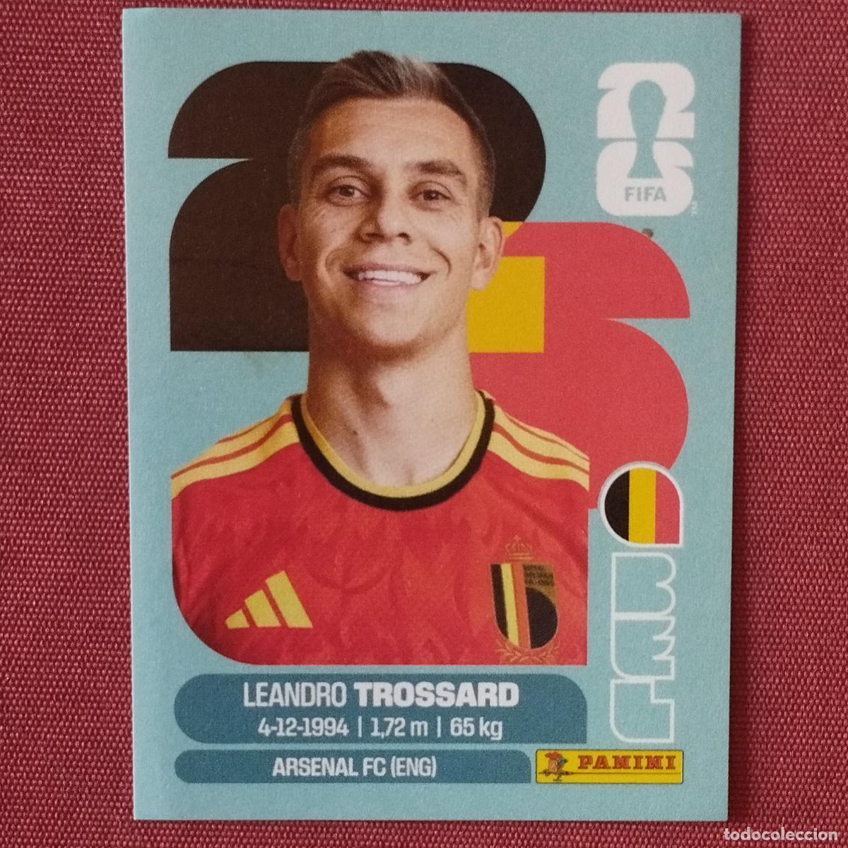 Cromos de f&uacute;tbol: LEANDRO TROSSARD - BELGICA - BEL 18 - MUNDIAL DE FUTBOL 2026 - FIFA WORLD CUP