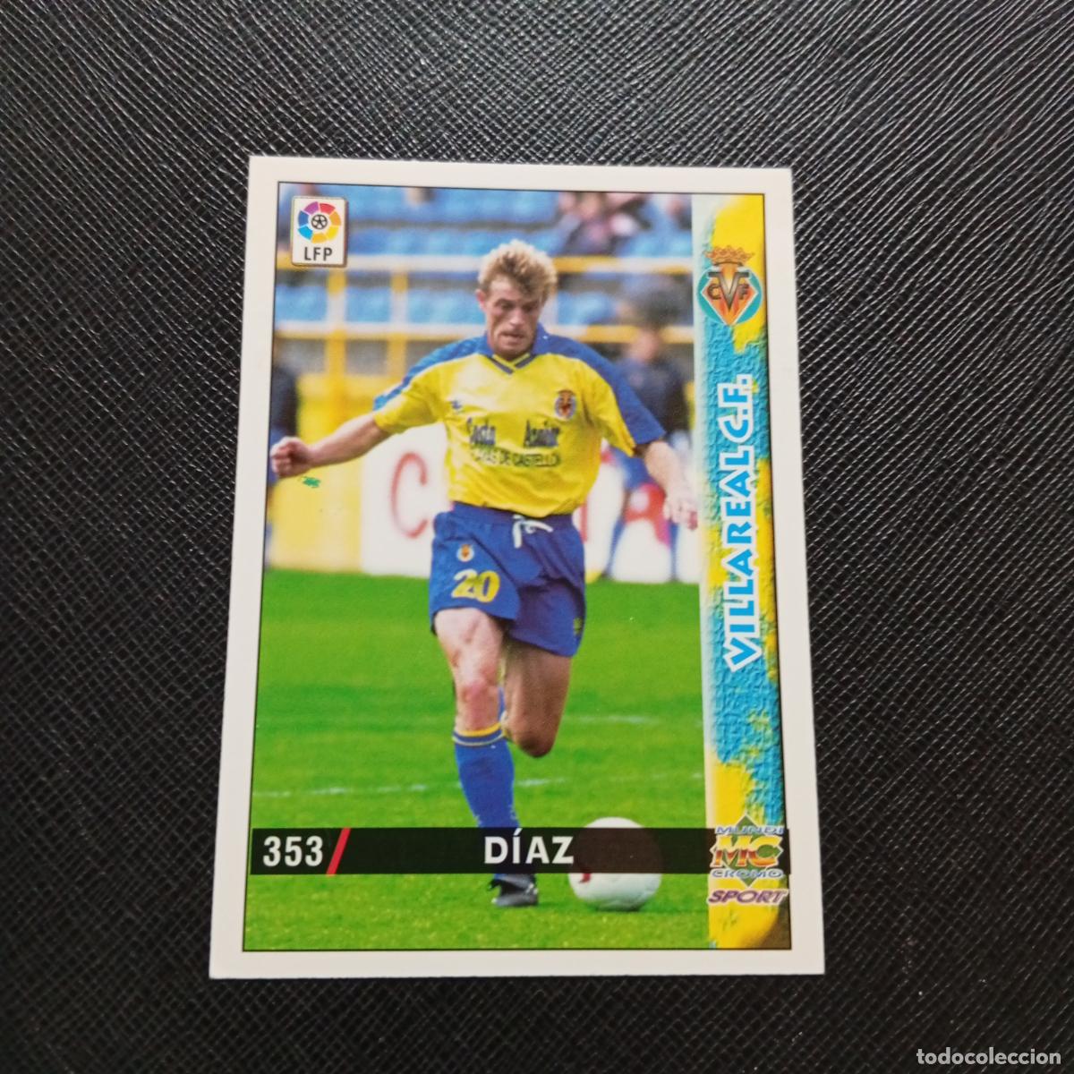 Cromos de f&uacute;tbol: 353 DIAZ VILLARREAL MUNDICROMO 1998 1999 CROMO FUTBOL LIGA 98 99 - A218 PG47