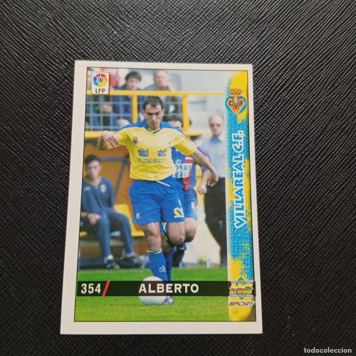 Cromos de f&uacute;tbol: 354 ALBERTO VILLARREAL MUNDICROMO 1998 1999 CROMO FUTBOL LIGA 98 99 - A218 PG47