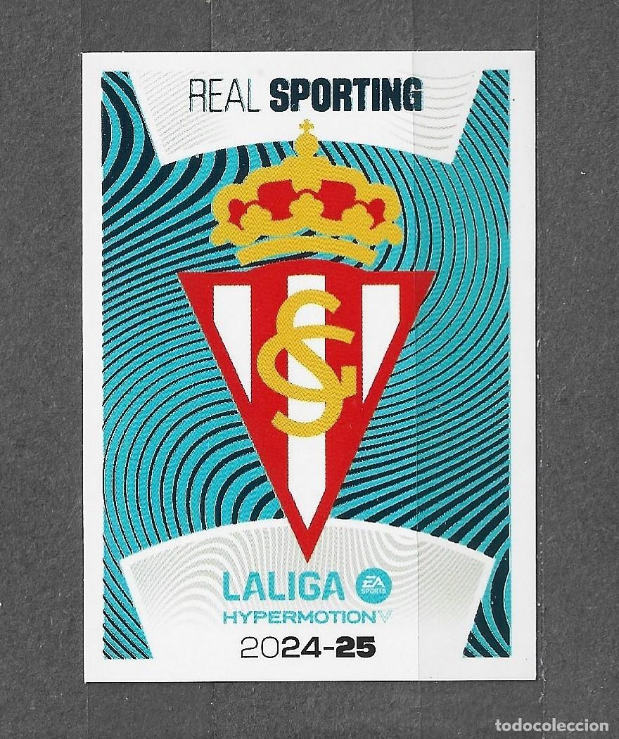 Cromos de f&uacute;tbol: Liga Hypermotion 24/25 - Real Sporting - N&ordm; 20 - Escudo
