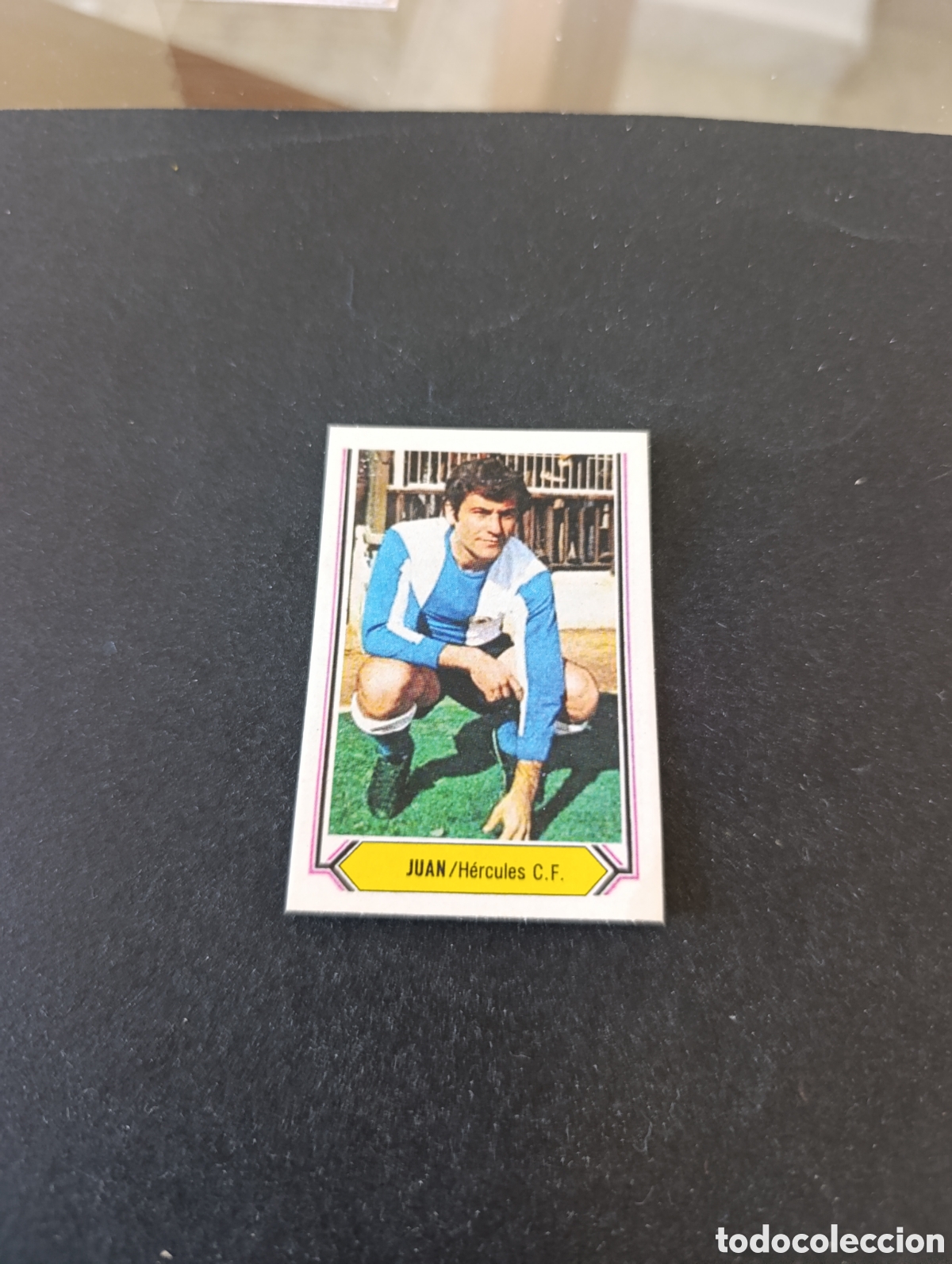 Cromos de f&uacute;tbol: Cromo Juan H&eacute;rcules Liga Este 80 81, ampliaci&oacute;n de la colecci&oacute;n.