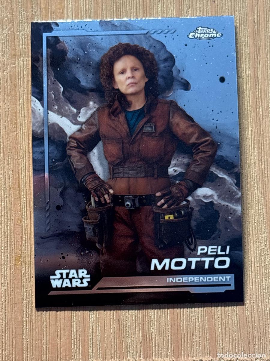 Cromos de f&uacute;tbol: 44. CROMO TOPPS CHROME STAR WARS 2024 INDEPENDENT PELI MOTTO N 31