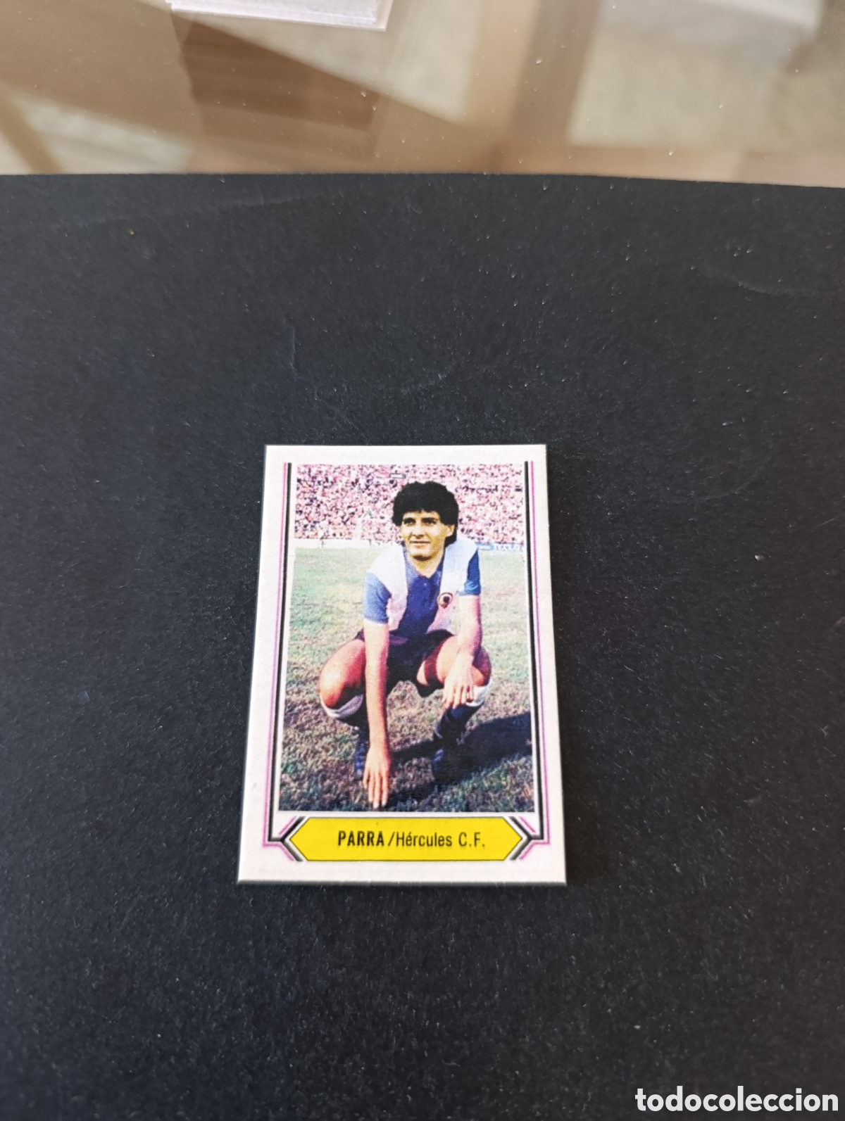 Cromos de f&uacute;tbol: Cromo Parra H&eacute;rcules Liga Este 80 81, ampliaci&oacute;n de la colecci&oacute;n.