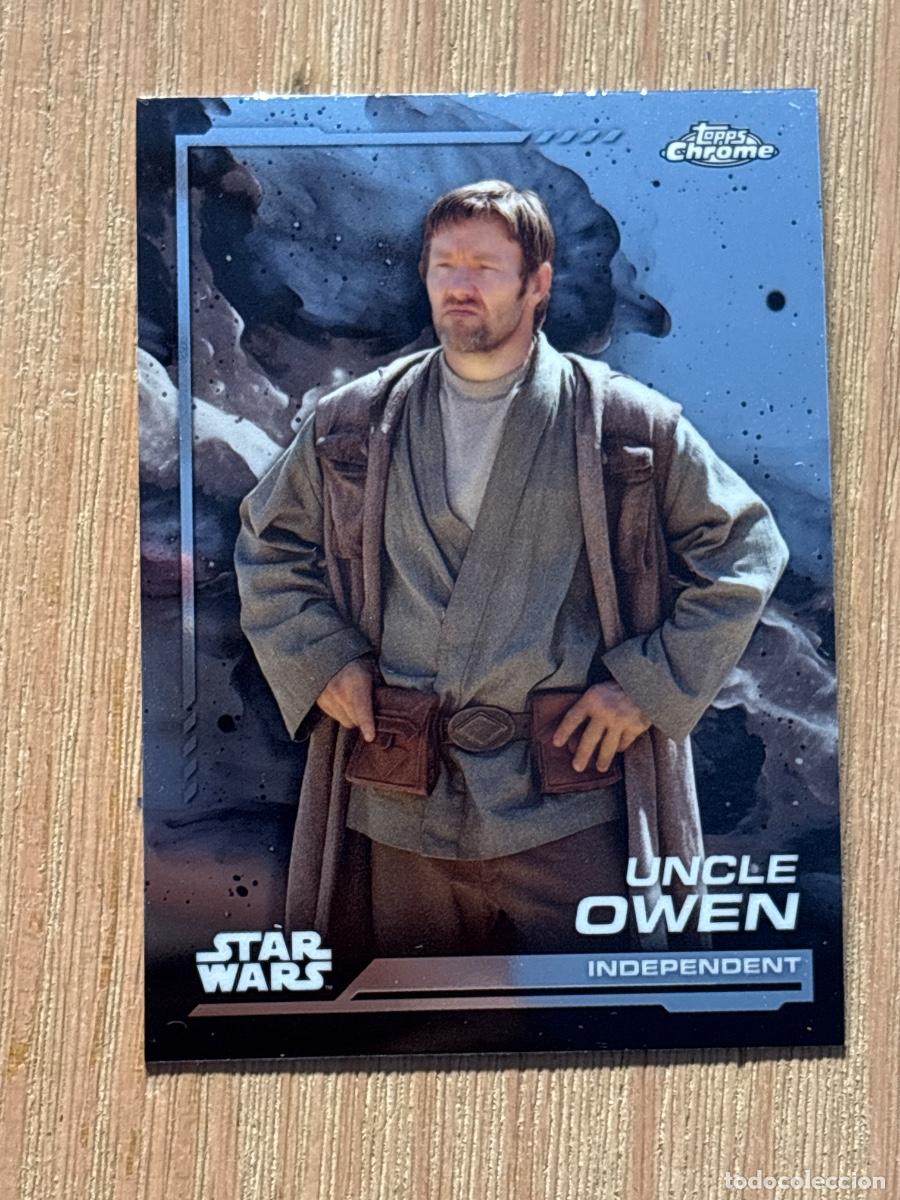 Cromos de f&uacute;tbol: 44. CROMO TOPPS CHROME STAR WARS 2024 INDEPENDENT UNCLE OWEN N 71