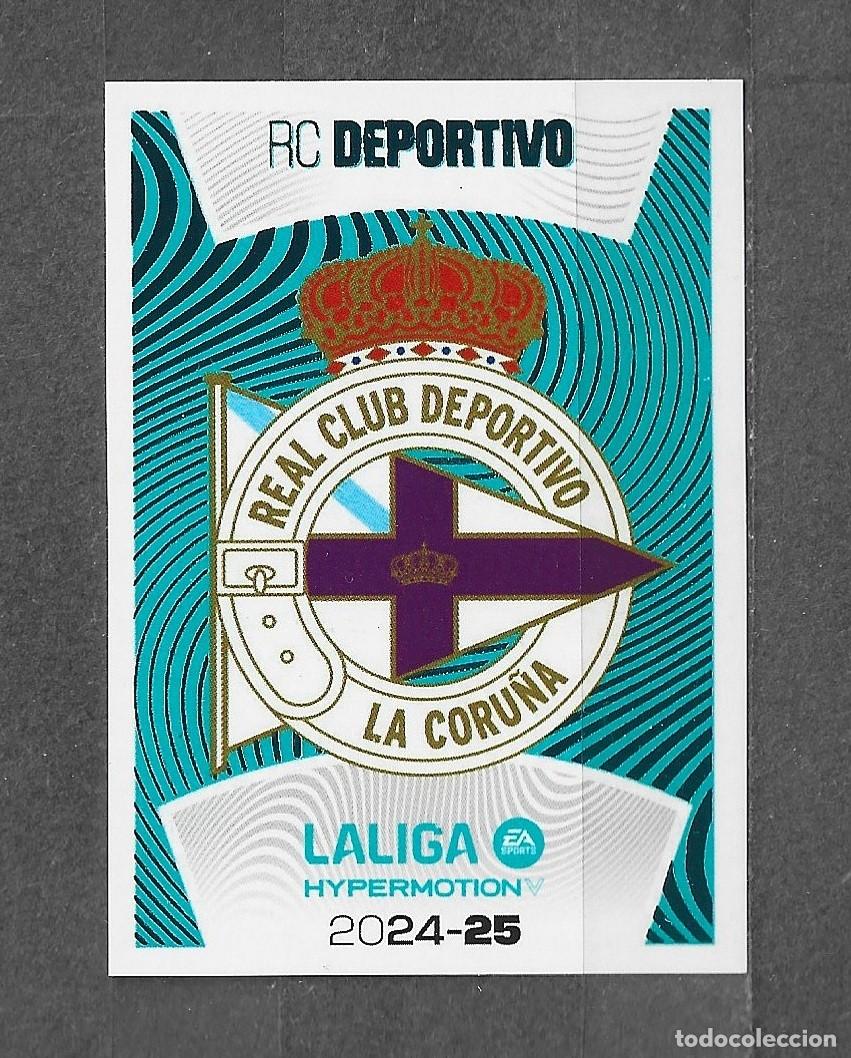 Cromos de f&uacute;tbol: Liga Hypermotion 24/25 - RC Deportivo - N&ordm; 8 - Escudo