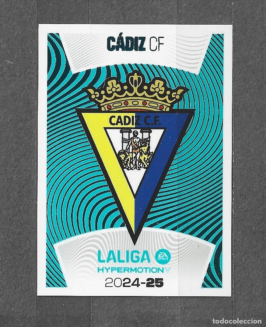 Cromos de f&uacute;tbol: Liga Hypermotion 24/25 - C&aacute;diz CF - N&ordm; 4 - Escudo