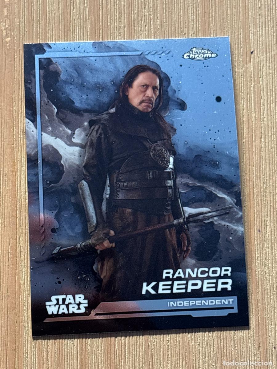Cromos de f&uacute;tbol: 44. CROMO TOPPS CHROME STAR WARS 2024 RANCOR KEEPER N 64