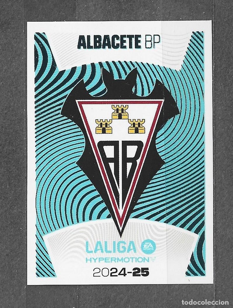 Cromos de f&uacute;tbol: Liga Hypermotion 24/25 - Albacete BP - N&ordm; 1 - Escudo