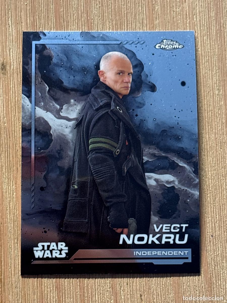 Cromos de f&uacute;tbol: 44. CROMO TOPPS CHROME STAR WARS 2024 VECT NOKRU N 75