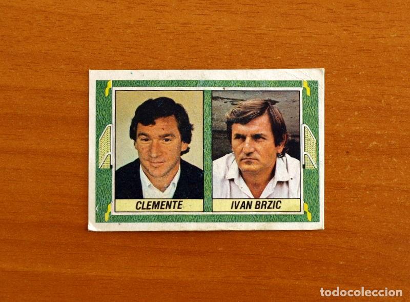 Cromos de f&uacute;tbol: Entrenadores -Clemente-Bilbao -Iv&aacute;n Brzic-Osasuna -Ediciones Este Liga 1984-1985-84-85 -Nunca pegado