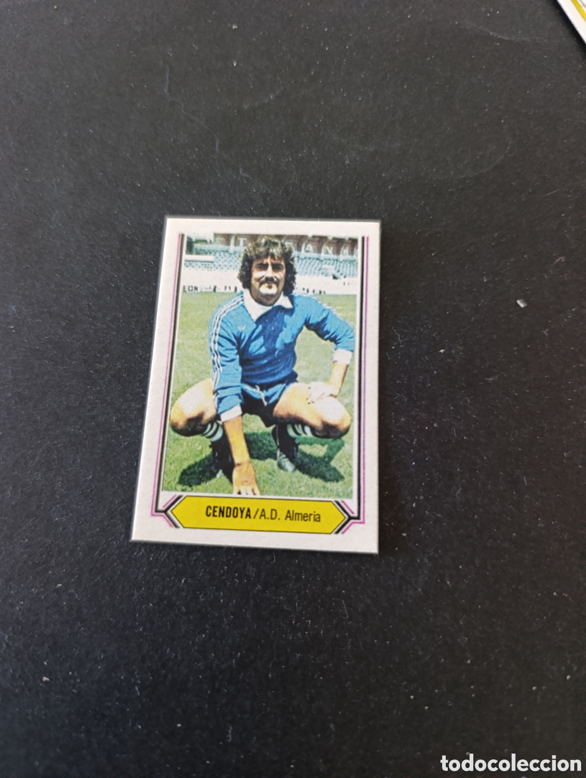 Cromos de f&uacute;tbol: Cromo Cendoya Almer&iacute;a Liga Este 80 81, ampliaci&oacute;n de la colecci&oacute;n.